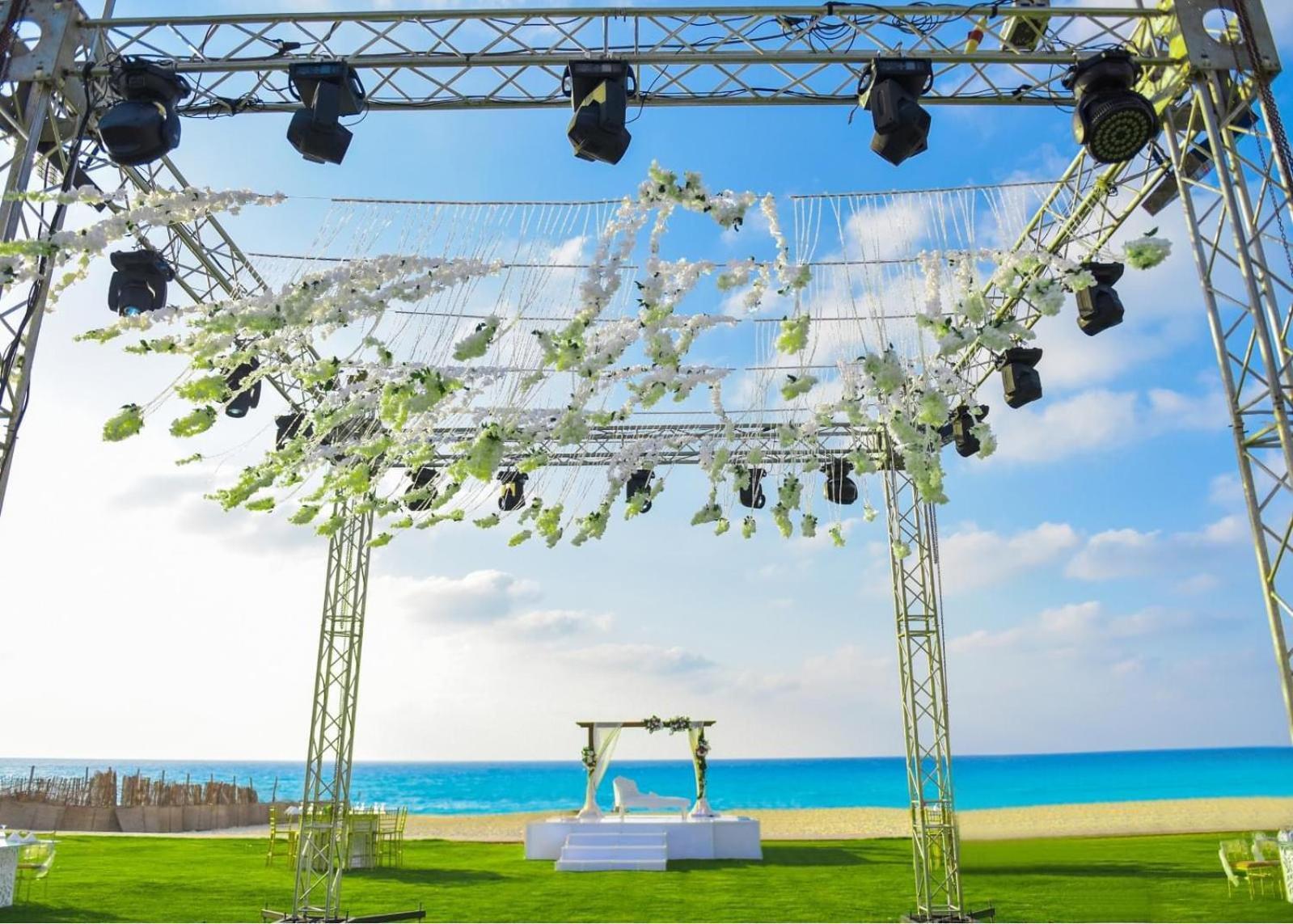 Borg El Arab Beach Resort Extérieur photo A wedding canopy