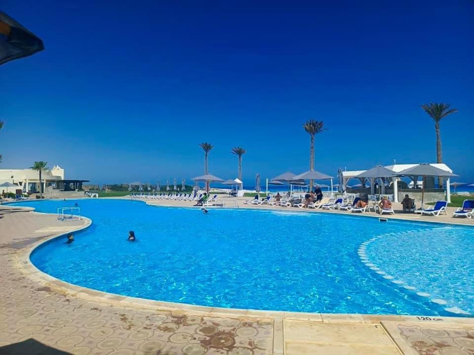 Borg El Arab Beach Resort Extérieur photo A swimming pool at a resort in Egypt
